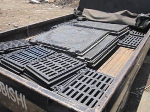 Manhole Cover dan grill besi cor