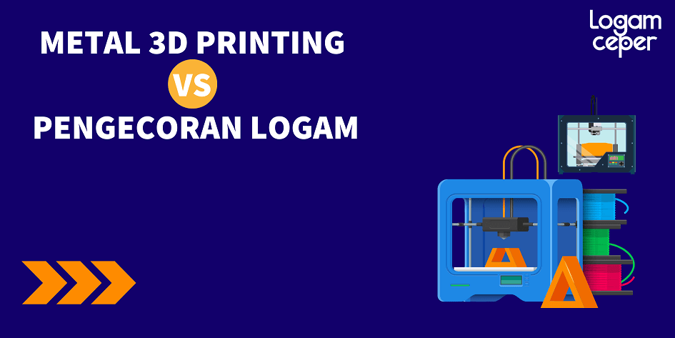 Metal 3D Printing vs Pengecoran Logam