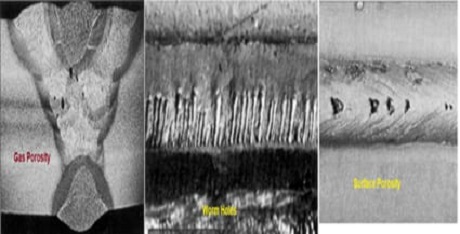 Gambar penyebab dan penanggulangan cacat las porosity