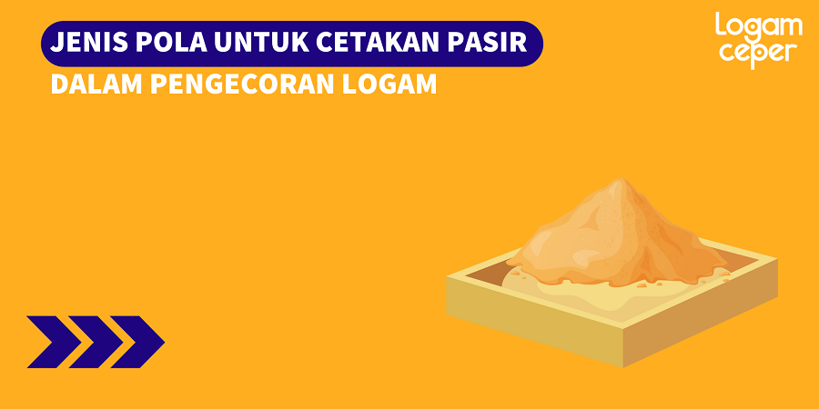 Jenis Pola untuk Cetakan Pasir dalam Pengecoran Logam