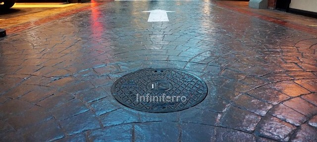 manhole cover besi cor